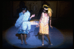 L-R) Chita Rivera and Leslie Uggams in a scene from the Broadway production of the musical "Jerry's Girls." (New York)