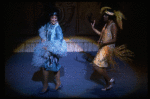 L-R) Chita Rivera and Leslie Uggams in a scene from the Broadway production of the musical "Jerry's Girls." (New York)