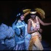 L-R) Chita Rivera and Leslie Uggams in a scene from the Broadway production of the musical "Jerry's Girls." (New York)
