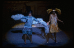 L-R) Chita Rivera and Leslie Uggams in a scene from the Broadway production of the musical "Jerry's Girls." (New York)