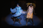 L-R) Chita Rivera and Leslie Uggams in a scene from the Broadway production of the musical "Jerry's Girls." (New York)