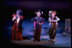 R-L) Dorothy Loudon, Chita Rivera and Leslie Uggams in a scene from the Broadway production of the musical "Jerry's Girls." (New York)