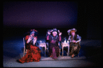 R-L) Dorothy Loudon, Chita Rivera and Leslie Uggams in a scene from the Broadway production of the musical "Jerry's Girls." (New York)