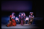 R-L) Dorothy Loudon, Chita Rivera and Leslie Uggams in a scene from the Broadway production of the musical "Jerry's Girls." (New York)