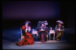 R-L) Dorothy Loudon, Chita Rivera and Leslie Uggams in a scene from the Broadway production of the musical "Jerry's Girls." (New York)