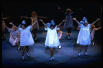 L-R) Chita Rivera, Leslie Uggams and Dorothy Loudon in a scene from the Broadway production of the musical "Jerry's Girls." (New York)