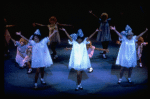 L-R) Chita Rivera, Leslie Uggams and Dorothy Loudon in a scene from the Broadway production of the musical "Jerry's Girls." (New York)