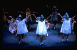 L-R) Chita Rivera, Leslie Uggams and Dorothy Loudon in a scene from the Broadway production of the musical "Jerry's Girls." (New York)