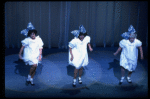 L-R) Chita Rivera, Leslie Uggams and Dorothy Loudon in a scene from the Broadway production of the musical "Jerry's Girls." (New York)