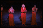 L-R) Chita Rivera, Dorothy Loudon and Leslie Uggams in a scene from the Broadway production of the musical "Jerry's Girls." (New York)