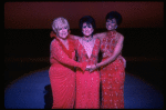 L-R) Dorothy Loudon, Chita Rivera and Leslie Uggams in a scene from the Broadway production of the musical "Jerry's Girls." (New York)