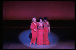 L-R) Dorothy Loudon, Chita Rivera and Leslie Uggams in a scene from the Broadway production of the musical "Jerry's Girls." (New York)