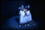 L-R) Dorothy Loudon and Chita Rivera in a scene from the Broadway production of the musical "Jerry's Girls." (New York)