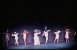 Dancers in a scene from the Broadway production of the musical "Jerry's Girls." (New York)