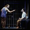L-R) Brent Carver and Anthony Crivello in a scene from the Broadway production of the musical "Kiss Of The Spiderwoman." (New York)