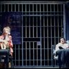 L-R) Brent Carver and Anthony Crivello in a scene from the Broadway production of the musical "Kiss Of The Spiderwoman." (New York)