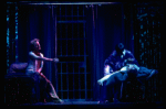 L-R) Brent Carver and Anthony Crivello in a scene from the Broadway production of the musical "Kiss Of The Spiderwoman." (New York)