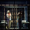 L-R) Brent Carver and Anthony Crivello in a scene from the Broadway production of the musical "Kiss Of The Spiderwoman." (New York)