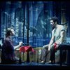 L-R) Brent Carver and Anthony Crivello in a scene from the Broadway production of the musical "Kiss Of The Spiderwoman." (New York)