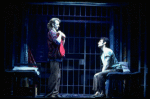 L-R) Brent Carver and Anthony Crivello in a scene from the Broadway production of the musical "Kiss Of The Spiderwoman." (New York)