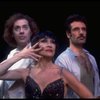 R-L) Brent Carver, Chita Rivera and Anthony Crivello in a scene from the Broadway production of the musical "Kiss Of The Spiderwoman." (New York)