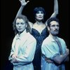 R-L) Brent Carver, Chita Rivera and Anthony Crivello in a scene from the Broadway production of the musical "Kiss Of The Spiderwoman." (New York)