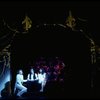 Brent Carver, Jerry Christakos, and Kirsti Carnahan in a scene from the Broadway production of the musical "Kiss Of The Spiderwoman"