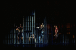 Prisoners in a scene from the Broadway production of the musical "Kiss Of The Spiderwoman." (New York)