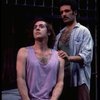 L-R) Jeff Hyslop and Anthony Crivello in a scene from the Broadway production of the musical "Kiss Of The Spider Woman." (New York)