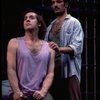 L-R) Jeff Hyslop and Anthony Crivello in a scene from the Broadway production of the musical "Kiss Of The Spider Woman." (New York)