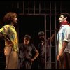 L-R) Jeff Hyslop and Anthony Crivello in a scene from the Broadway production of the musical "Kiss Of The Spider Woman." (New York)