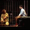 L-R) Jeff Hyslop and Anthony Crivello in a scene from the Broadway production of the musical "Kiss Of The Spider Woman." (New York)