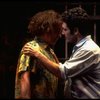 L-R) Jeff Hyslop and Anthony Crivello in a scene from the Broadway production of the musical "Kiss Of The Spider Woman." (New York)