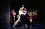 Jeff Hyslop and Chita Rivera dancing in a scene from the Broadway production of the musical "Kiss Of The Spider Woman." (New York)
