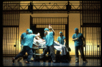 Jeff Hyslop and dancers in a scene from the Broadway production of the musical "Kiss Of The Spider Woman." (New York)