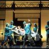 Jeff Hyslop and dancers in a scene from the Broadway production of the musical "Kiss Of The Spider Woman." (New York)