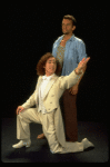L-R) Jeff Hyslop and Brian Mitchell in a scene from the Broadway production of the musical "Kiss Of The Spider Woman." (New York)