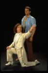 L-R) Jeff Hyslop and Brian Mitchell in a scene from the Broadway production of the musical "Kiss Of The Spider Woman." (New York)