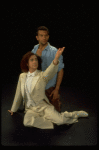 L-R) Jeff Hyslop and Brian Mitchell in a scene from the Broadway production of the musical "Kiss Of The Spider Woman." (New York)