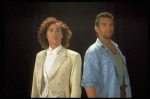 L-R) Jeff Hyslop and Brian Mitchell in a scene from the Broadway production of the musical "Kiss Of The Spider Woman." (New York)