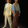 L-R) Jeff Hyslop and Brian Mitchell in a scene from the Broadway production of the musical "Kiss Of The Spider Woman." (New York)