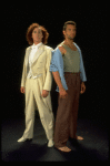 L-R) Jeff Hyslop and Brian Mitchell in a scene from the Broadway production of the musical "Kiss Of The Spider Woman." (New York)