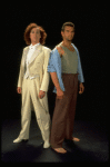 L-R) Jeff Hyslop and Brian Mitchell in a scene from the Broadway production of the musical "Kiss Of The Spider Woman." (New York)