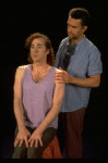 L-R) Jeff Hyslop and Brian Mitchell in a scene from the Broadway production of the musical "Kiss Of The Spider Woman." (New York)