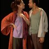 L-R) Jeff Hyslop and Brian Mitchell in a scene from the Broadway production of the musical "Kiss Of The Spider Woman." (New York)