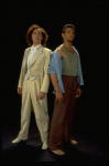 L-R) Jeff Hyslop and Brian Mitchell in a scene from the Broadway production of the musical "Kiss Of The Spider Woman." (New York)