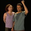 L-R) Jeff Hyslop and Brian Mitchell in a scene from the Broadway production of the musical "Kiss Of The Spider Woman." (New York)