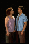 L-R) Jeff Hyslop and Brian Mitchell in a scene from the Broadway production of the musical "Kiss Of The Spider Woman." (New York)