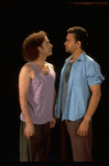 L-R) Jeff Hyslop and Brian Mitchell in a scene from the Broadway production of the musical "Kiss Of The Spider Woman." (New York)