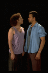 L-R) Jeff Hyslop and Brian Mitchell in a scene from the Broadway production of the musical "Kiss Of The Spider Woman." (New York)